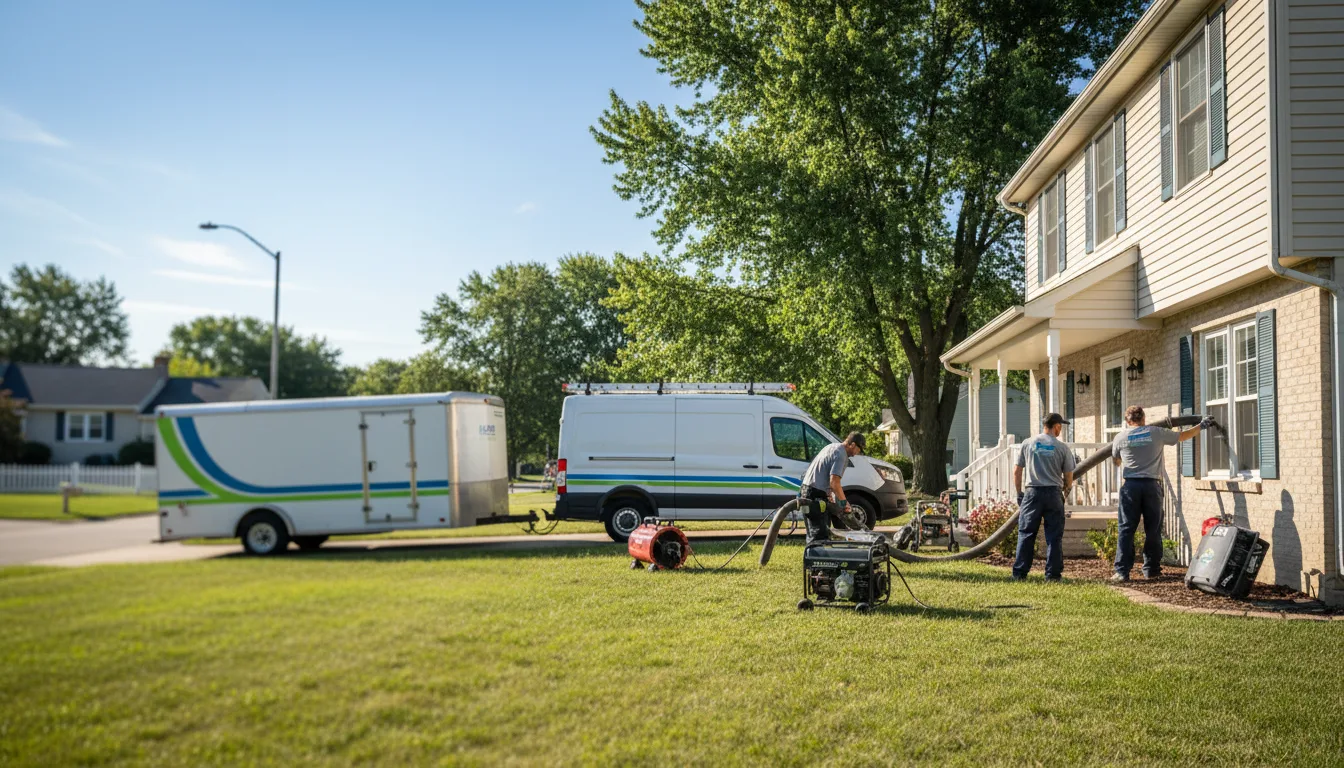 Flooded Basement Restoration And Cleanup With Repair in Patriot, IN near me